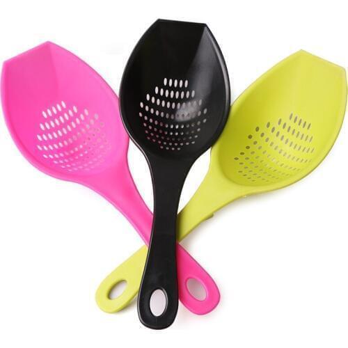 1PC 32.8cm Large Nylon Strainer Scoop Colander kitchen Accessories Gadgets Drain Vegies Water Scoop Cozinha Cool Tools OK 0280