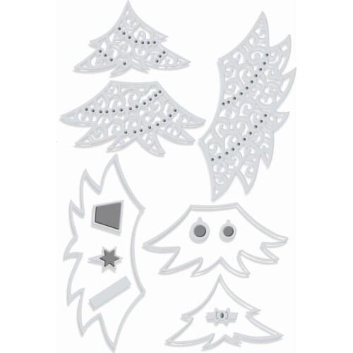 2020 New Christmas Tree Metal Cutting Dies For DIY Cut Paper Embossing Craft Making Greeting Card Scrapbooking NO Stamps Sets