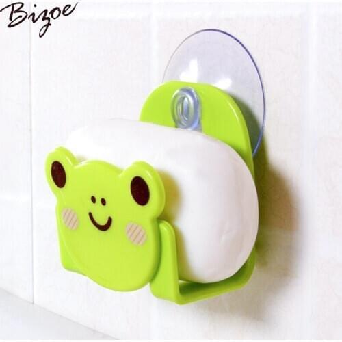 3PCS New Creative Cartoon Sponge Scouring Pad Storage Holder Racks Wall Mounted Kitchen Sink Storage Racks