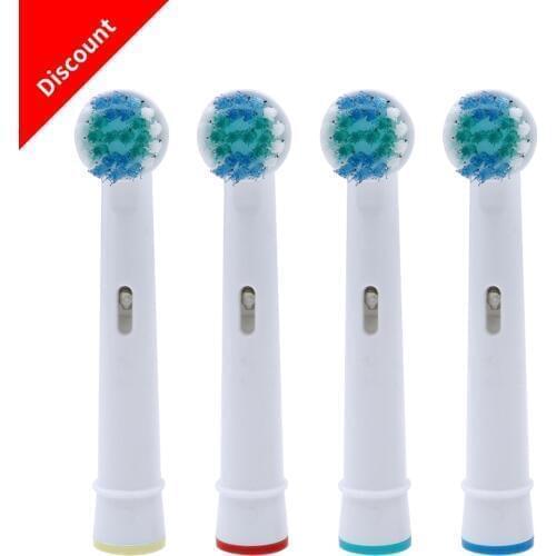 4X Replacement Brush Heads For Oral B Electric Toothbrush Fit Advance Power/Pro Health/Triumph/3D Excel/Vitality Precision Clean