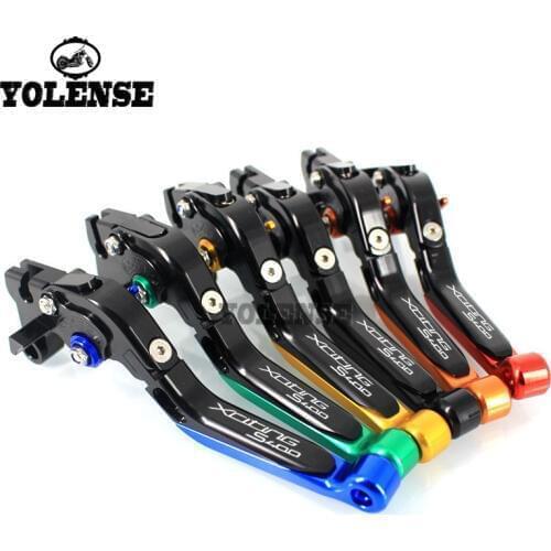 Motorcycle Accessories CNC Adjustable Folding Extendable Brake Clutch Lever For KYMCO XCITINGS400 XCITING S400 2017 2018 2019