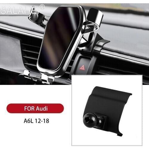For Audi A6L 2012 2013 2014 2015 2016 2017 2018 Auto Stylish Accessories Interior Car Mobile Phone Holder For Air Vent Mount