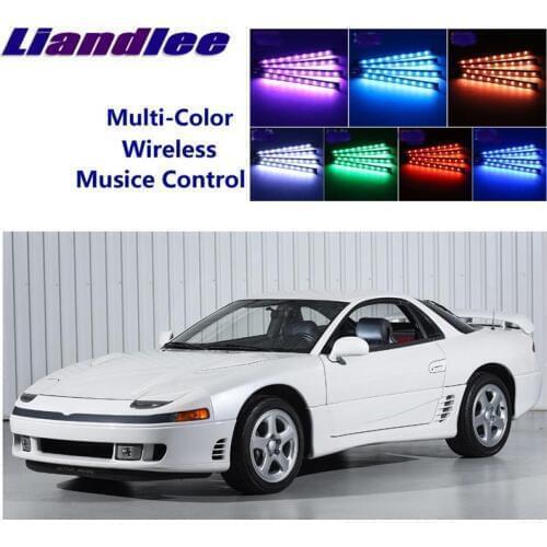 LiandLee Car Glow Interior Floor Decorative Atmosphere Seats Accent Ambient Neon light For Mitsubishi 3000GT