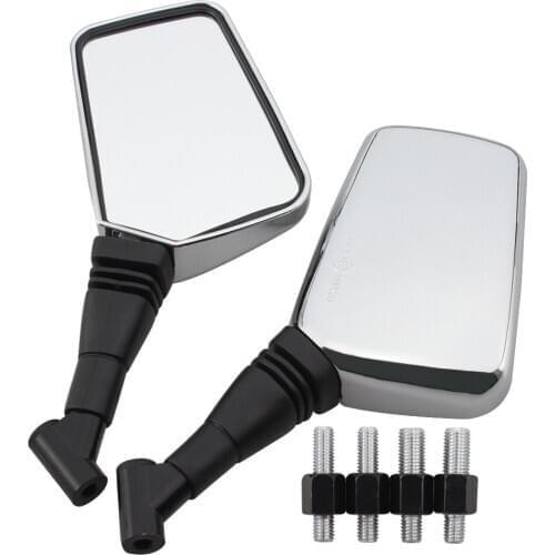 Motorcycle Rearview Scooter E-Bike Rear View Side Mirror 8mm 10mm Fairing Handlebar Mount Mirrors Accessories For Universal