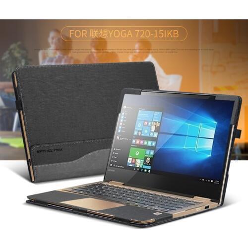 Laptop Sleeve For Lenovo YOGA 720 15.6 Inch Split Design PU Leather Protective Skin Laptop Cover For 2017 Yoga 720 13.3" Gifts