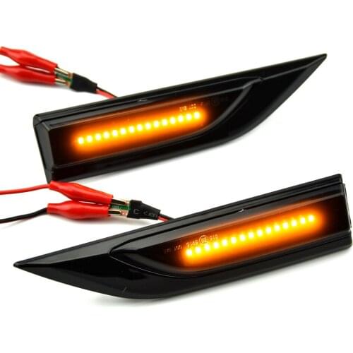 For VW Transporter T6 Caddy Dynamic Sequential LED Side Marker Turn signal Light Indicator Repeater