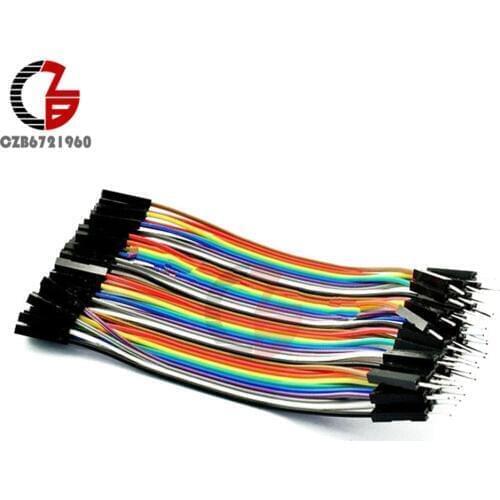 Flexible 40Pin 10CM Dupont Cable Male to Female Jumper Wire Ribbon Cable Connector for Arduino