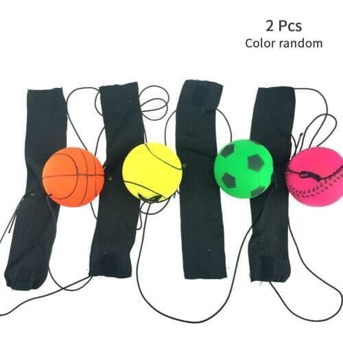 Finger Exercise Toy Stiffness Relief Rubber Board Game Elastic String Kids Hands Outdoor Bouncy Rebound Sport Wrist Band Ball