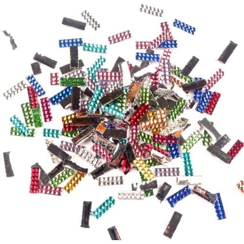 LF 1000Pcs Bling Rectangle Resin Decoration Flatback Cabochon Embellishment For Craft Scrapbooking Diy Versiering Accessories