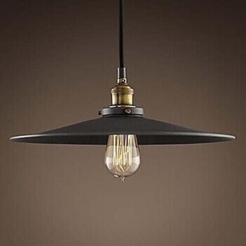 Retro Loft Style Pendant Lights With LED Bulb Industrial Vintage Black Iron E27 Handing Lamp For Bedroom Living Room Decoration
