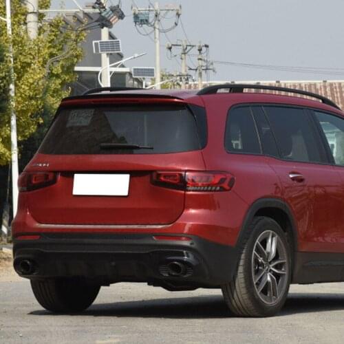 It is applicable to the modification of the spoiler exterior of Mercedes Benz GLB x247 glb180 200 glb35 AMG top wing and tail