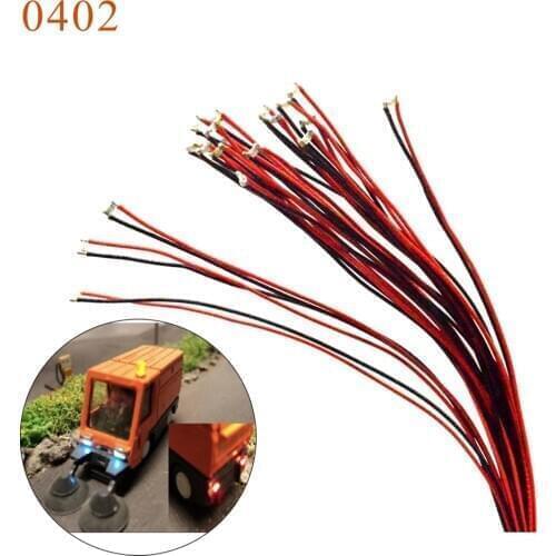 Wired Led SMD 12V 0402 Led Lamp Models Train Pre-soldered Micro Litz For Train Railway Landscape Lighting
