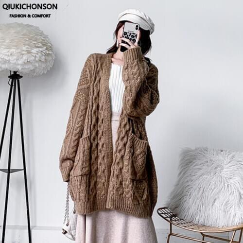 Женские свитера и кардиганы Qiukichonson China At AliExpress