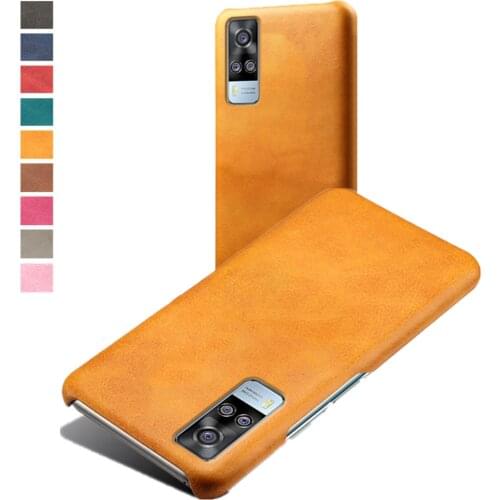 Luxury PU Leather Case For Vivo Y31 Y31s Y73s Y52s Y50 Y51s Coque Slim PC Phone Cover For VIVO Y9s Y5s Y11s Y19 Y20 Y70s Funda