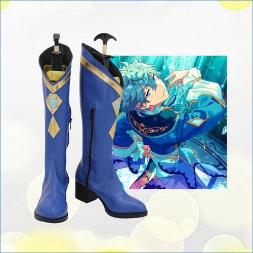 Ensemble Stars Sena Izumi Blue Shoes Cosplay Boots Newest Custom Hand Made For Halloween CosplayLove