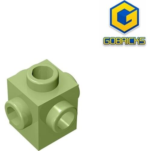 [Gobricks]GDS-650 Building block(No.4733)BRICK 1X1 W. 4 KNOBS - 1x1 Four-sided brick with bump