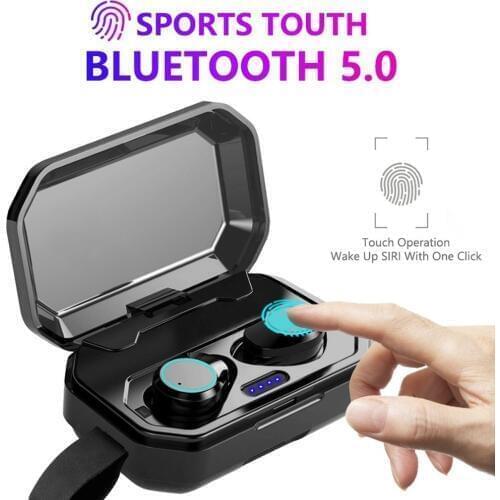 TWS X6 True Wireless Bluetooth 5.0 Earphones 3000mAh Charging Box Wireless 9D Stereo Waterproof Earbuds Headsets With Microphone