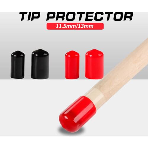 Billiard Tip Protectors 3Pcs/lot Rubber Protective Head Cover Pool Tip Tools Professional Durable Protector Billiard Accessories
