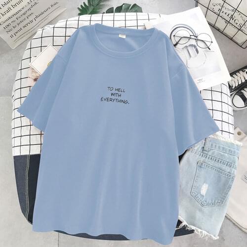 Women Short Sleeve T-shirts Loose Harajuku Plus Size 3XL Letter Printed Chic Simply All-match Femme Korean Style Ulzzang Leisure
