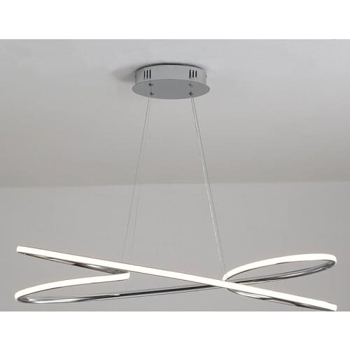 Gold Chrome Finished Modern led chandelier for dining room kitchen room home decorative hanging chandelier fixtres free shipping