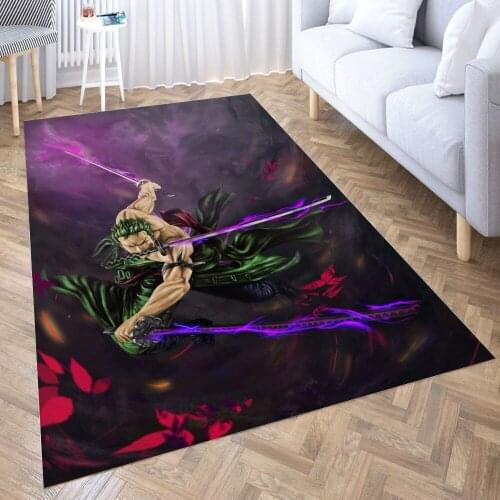 Zoro three swords Rugs Non-Slip Floor Mat Doormats Home Rug Carpet Bedroom Entrance Door Mat Kitchen Rugs Yoga Mat Doormat Decor