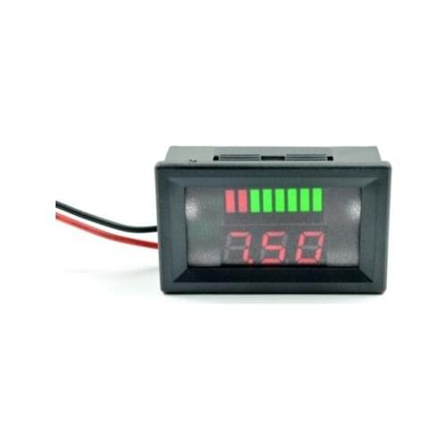 1PCS 6V Lead-acid Battery Charge Level Indicator Voltmeter Stable Red COLOUR