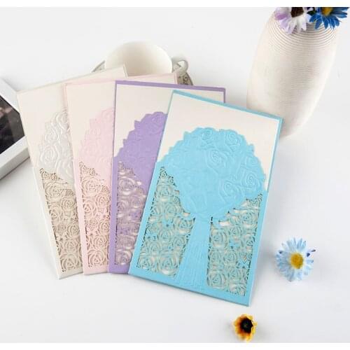 10/20/50pcs/lot Tree Design Laser Cut Wedding Invitations Chinese Invitation Card For Wedding Birthday Event & Party