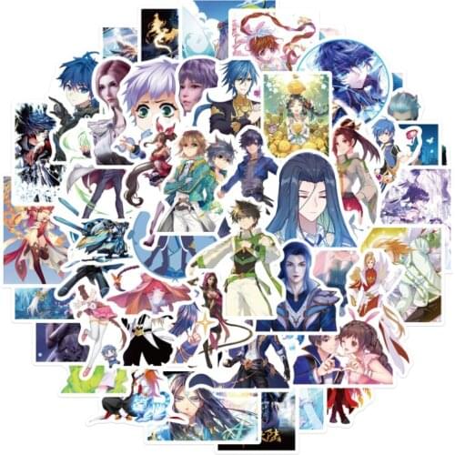 10/30/50Pcs/Set Douluo Dalu Kawaii Stickers For Chidren Toy Waterproof Sticker to DIY Laptop Bicycle Helmet Car Decals