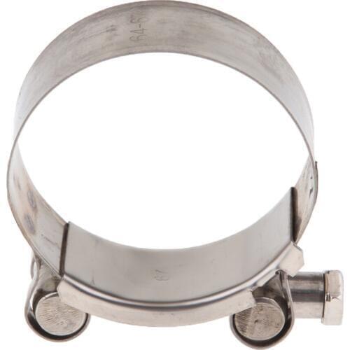 2 Pieces Universal Motorcycle Exhaust Clamp Muffler / 64-67mm