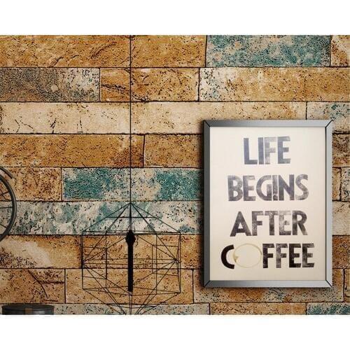 Beibehang 3D brick wallpaper PVC antique brick wall 3d wallpaper Chinese retro restaurant background papel de parede wall paper