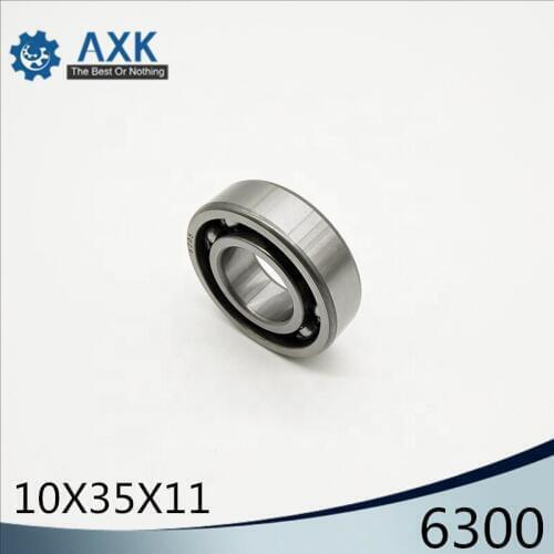 6300 Bearing 10*35*11mm ABEC-3 P6 ( 4 PCS ) For Motorcycles Engine Crankshaft 6300 OPEN Ball Bearings Without Grease