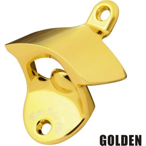 Free Shipping,1pc,New Car Bumper / Wall Mount Bottle Opener,6 Colours,Crown Stationary Cast Zinc Alloy,Mounting Screws Included