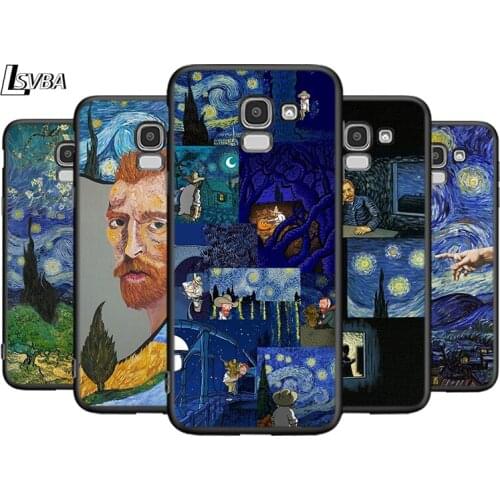 Van Gogh Starry Night For Samsung Galaxy J8 J7 Duo J6 J5 Prime J4 Plus J3 J2 Core 2018 2017 2016 Phone Case Cover
