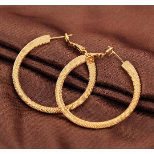 Женские золотые серьги Doreenfifi China At AliExpress