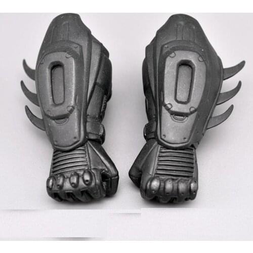 HOTTOYS 1/6 Scale Soldier Model Arkham City Heavy Armor Wrist Hand Set For Moslty Doll Figures Collectable