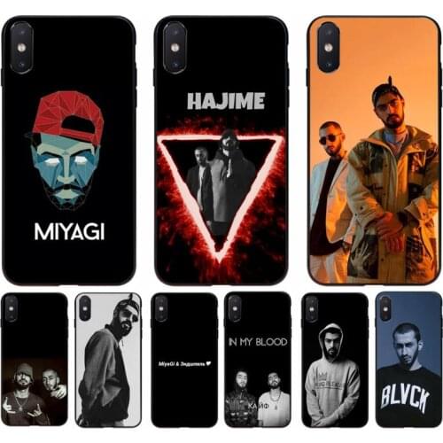 FHNBLJ Miyagi Andy Panda Endspiel Bling Cute Phone Case for iphone 11 12 mini Pro Max X XS MAX 6 6s 7 8 plus 5 5S 5SE XR SE2020
