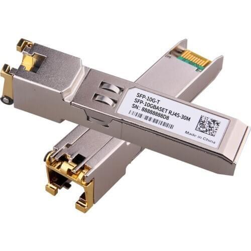 RJ45 10G SFP 10000Mbps Module Copper Media Converter Optical Fiber For Brand Network Switch For HW Mikrotik Ubiqui Cisco TP-Link