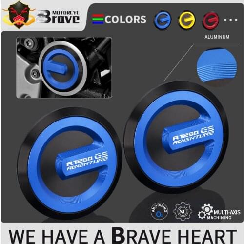 LOGO R 1250 GS Motorcycle Frame Hole Caps Set Motorbike Fairing Decor Cover Plugs For BMW R1250GS Adventure adv 2020 2021 r1250