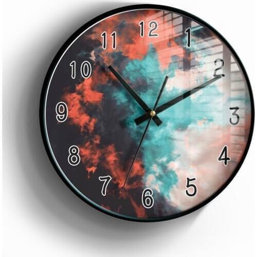 New Wall Clock Large Size Luxury Silent Movement Clocks Rounds Precise Sweep Wall Clocks Modern Design For Home Decoration