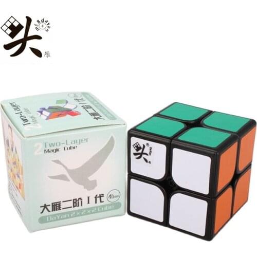 New Original Dayan 2x2x2 Magic Cube Puzzle 4.6cm Cubo Magico 2x2 Speed Hand Cubes Antistress Educational Kids Toys