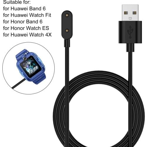 NEW USB Charging Cable For Huawei Watch Fit / Children Watch 4X Magnetic Charger For Honor Watch ES / Band 6 Charging Cable Dock