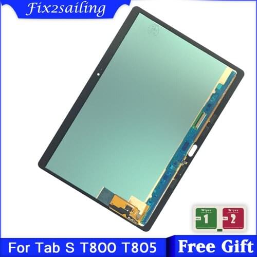 Original Tablet Screen For Samsung GALAXY Tab S T800 T805 SM-T800 SM-T805 LCD Display Touch Screen Digitizer Sensors Assembly