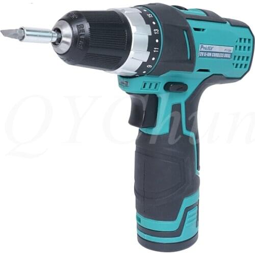 PT-1206G 12V lithium battery electric drill rechargeable screwdriver electric screwdriver