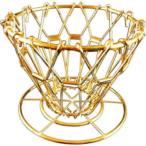 Hand Drip Coffee Filter Frame Type Three Hole Filter Cake Portable Folding Filter Metal Restoring Ancient Ways