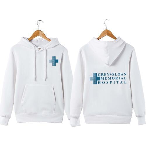 Grey Sloan Memorial Hospital Hoodie Meredith Grey Derek Shepherd Greys Hoodie Greys Anatomy Pullover Hoodie Sweatershirt