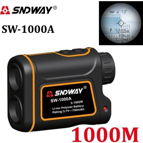 SNDWAY 600M-1500M laser rangefinder 7X monocular telescope for hunting golf laser meter distance meter laser measure speed angle