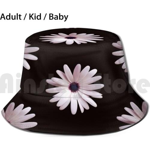 White Flower Sun Hat Foldable UV Protection Nice For Girlfriend Spring Good Birthday For Teen Girls For Men For Mom Cool