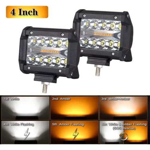 7inch 20inch Strobe Lamp 6Modes LED Bar Work Light bar 4x4 Accessories Off road Fog Lamp For Car Trucks SUV Auto Runinng