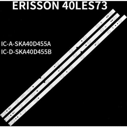 Led strip for ERISSON 40LES73 40LES69 Philco Ph40e36dsgw Sp-led40 Jl.D4091235-01AS-C E465853 IC-A-SKA40D455A IC-D-SKA40D455B