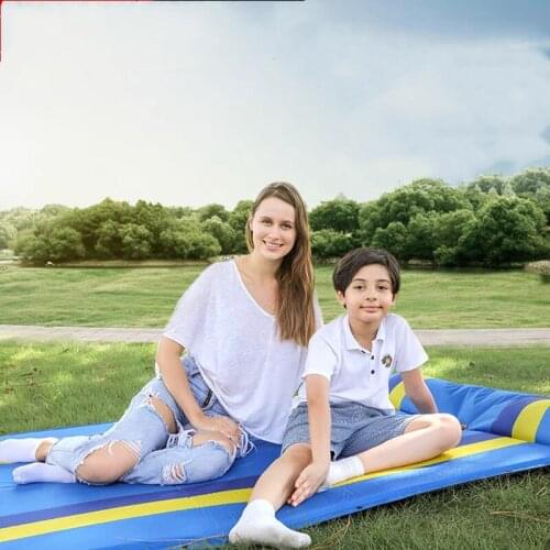 Outdoor sleeping pad thicker 3cm automatic inflatable cushion pad tent camping mat 1-3 people inflatable mattress 2 colors